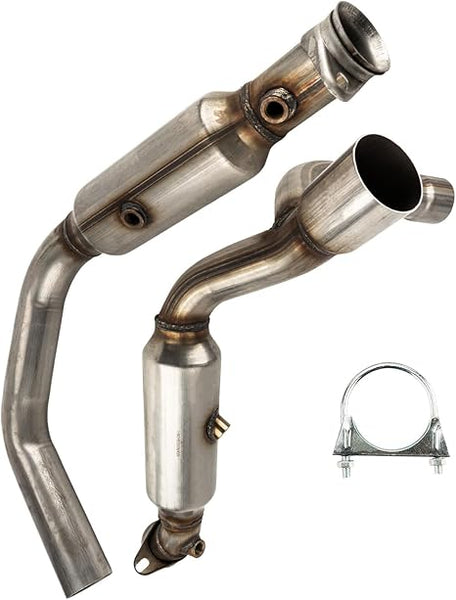 Front Catalytic Converter Compatible with 2011-2018 Ram 2500/2012 Ram 1500 5.7L 2011-2012 Ram 3500 5.7L - Replace 50575 Direct-Fit Stainless Steel (EPA Compliant)