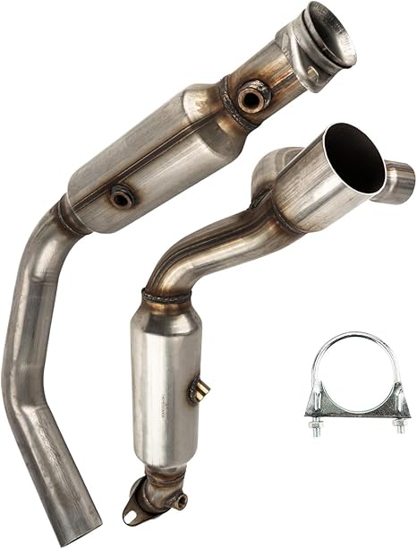 Front Catalytic Converter Compatible with 2011-2018 Ram 2500/2012 Ram 1500 5.7L 2011-2012 Ram 3500 5.7L - Replace 50575 Direct-Fit Stainless Steel (EPA Compliant)