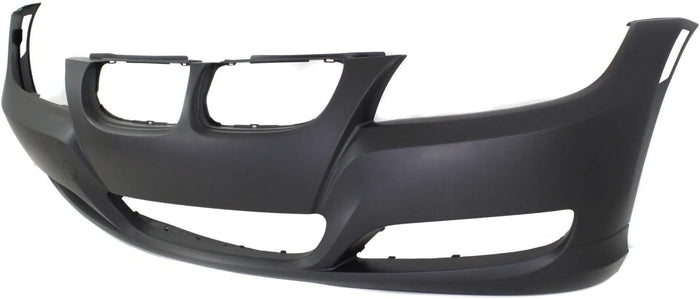 Compatible with Front Bumper Cover 2009-2012 BMW 328i 323i 335i 335d 3-Series Sedan Wagon. New Primed Without Sensor Holes with Fog Light Holes. BM1000212 51117226709