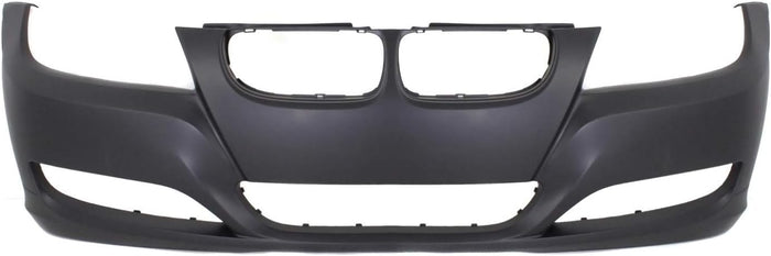 Compatible with Front Bumper Cover 2009-2012 BMW 328i 323i 335i 335d 3-Series Sedan Wagon. New Primed Without Sensor Holes with Fog Light Holes. BM1000212 51117226709