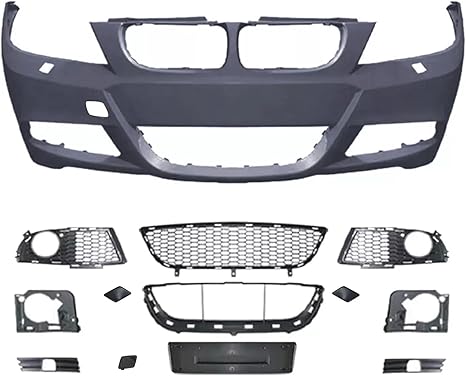 Front Bumper Cover Set For 2009 2010 2011 BMW E90 E91 3-Series M-Tech Style W/O PDC