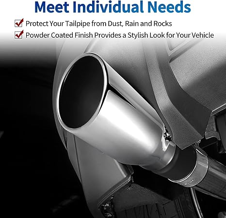 CBE-DR09-4757L Stainless Steel Axle Back Dual Muffler Exhaust System [Compatible with 09-18 Ram 1500 4.7L 5.7L V8 / -22 Ram 1500 Classic 4.7L 5.7L V8]