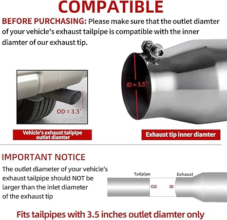 CBE-DR09-4757L Stainless Steel Axle Back Dual Muffler Exhaust System [Compatible with 09-18 Ram 1500 4.7L 5.7L V8 / -22 Ram 1500 Classic 4.7L 5.7L V8]