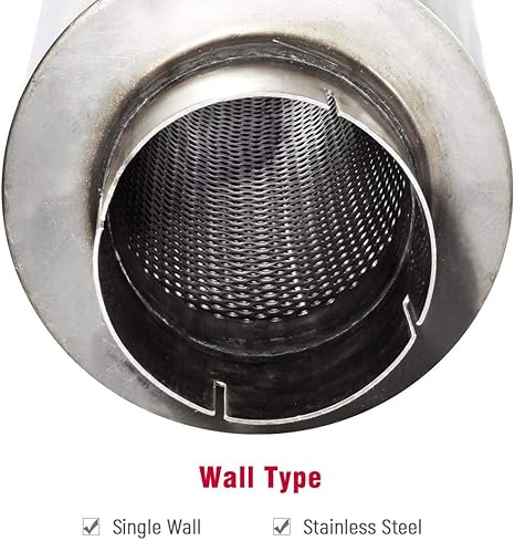 Exhaust Tip 3.5 Inch Inlet 3.5 Inlet 5 Outlet 12 Long Stainless Steel Polished Finish Tailpipe Tip Bolt On Design