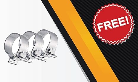 Dual Exhaust Muffler Y-Pipe Direct Fit Kit Fits 2009-2019 For Dodge Ram 1500 Hemi 5.7L Pickup Truck Stainless Steel