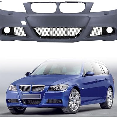 Front Bumper Cover Set For 2009 2010 2011 BMW E90 E91 3-Series M-Tech Style W/O PDC