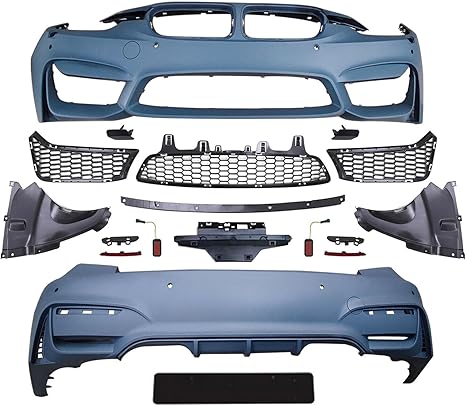 Bumper Body Kit For 2013-2018 BMW 3 Series F30 F35 330i 320i Upgrade To M3-Style - Front & Rear Bumper Cover Conversion Kit